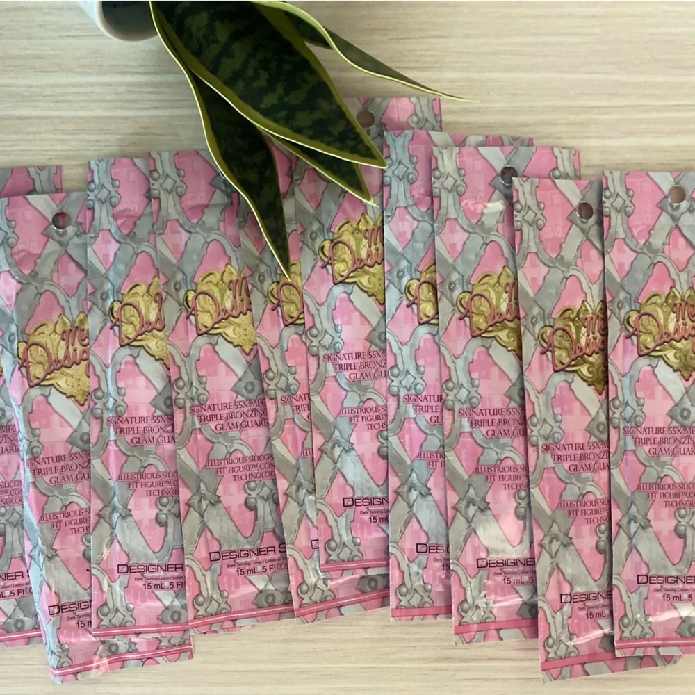 Designer Skin Pink Triple Bronzer Suncare Sachets- 10 Packs